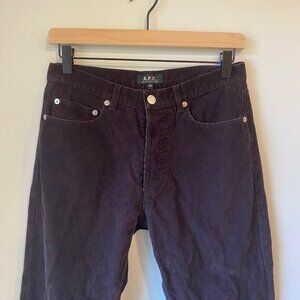 APC Dark Brown Corduroy Pants - Gently Worn, Size 29